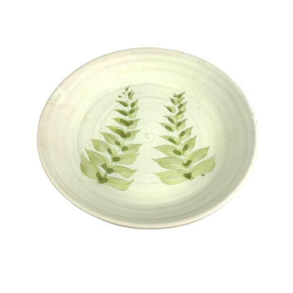 Handcrafted Ceramic Bowl With Leaf Design By Hilborn - Picture 3 of 8